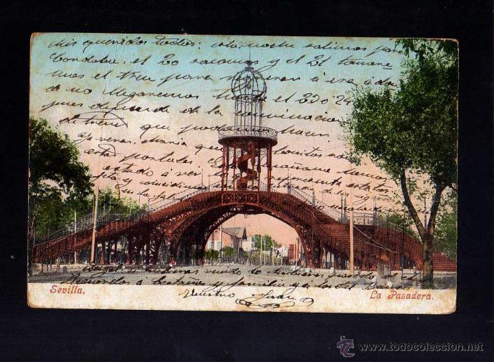 Postales: Sevilla. La Pasadera. Circulada . - Foto 1
