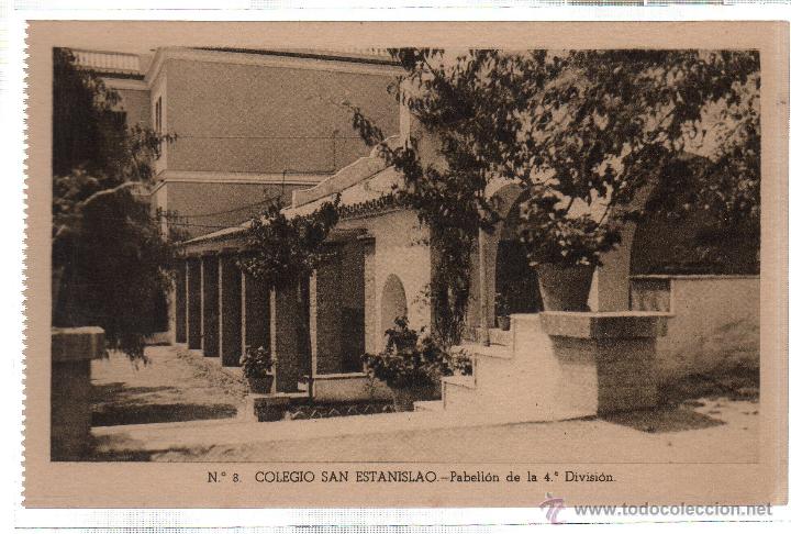Postkarten: TARJETA POSTAL DE MALAGA. COLEGIO SAN ESTANISLAO. PABELLON DE LA 4&ordm; DIVISION. N&ordm; 8.