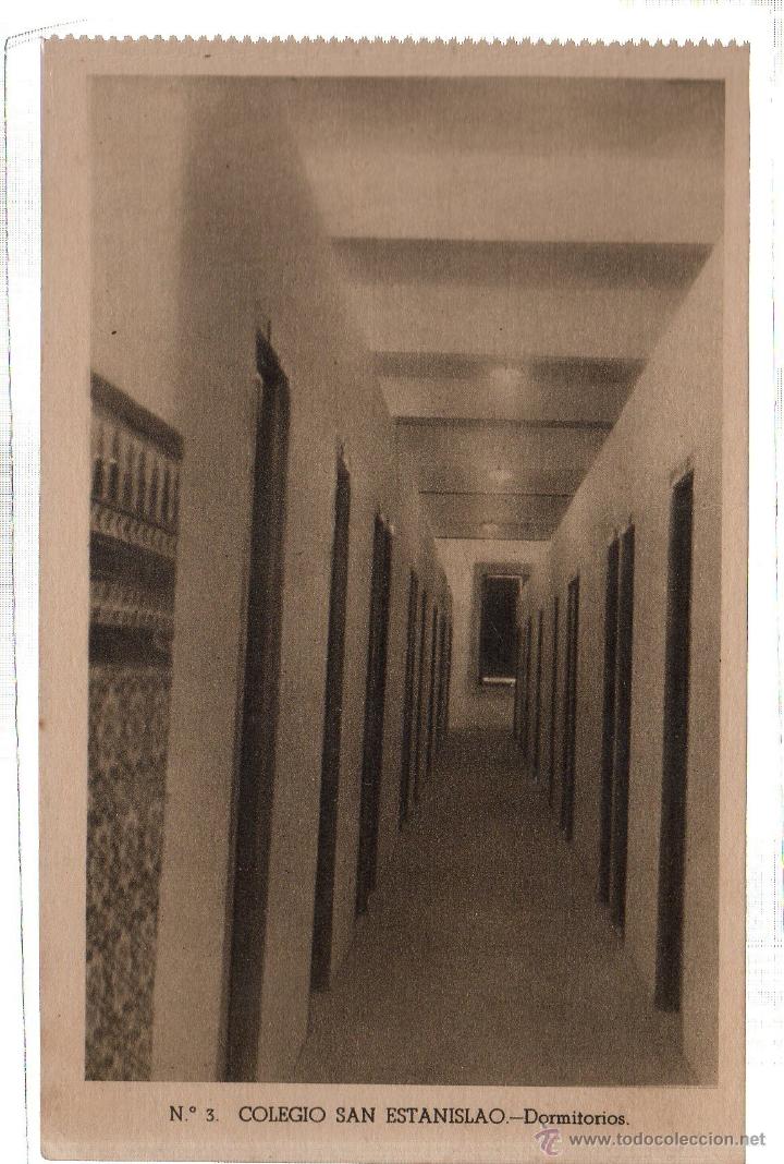 Postkarten: TARJETA POSTAL DE MALAGA. COLEGIO SAN ESTANISLAO. DORMITORIOS. N&ordm; 3.