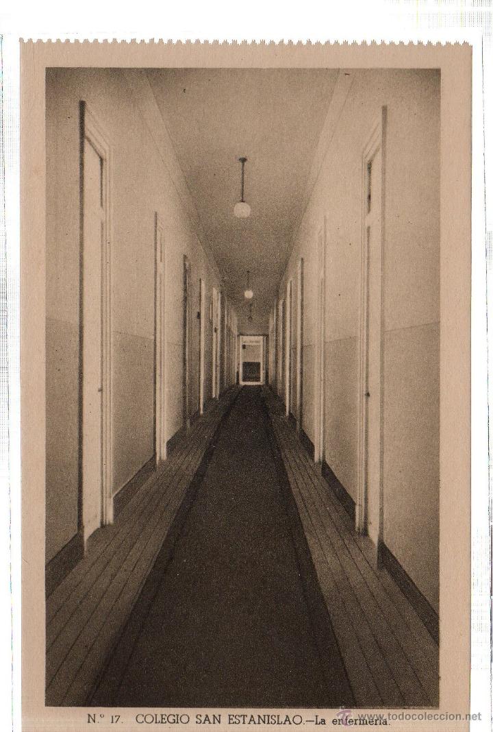 Postkarten: TARJETA POSTAL DE MALAGA. COLEGIO SAN ESTANISLAO. LA ENFERMERIA. N&ordm; 17.