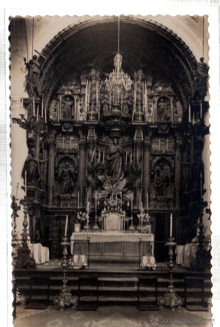Postkarten: TARJETA POSTAL DE CADIZ. ALTAR MAYOR. PARROQUIA DE STA. CRUZ. N&ordm; 247.