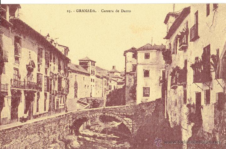Postales: PS4833 GRANADA CARRERA DEL DARRO - SIN REFERENCIAS Y SIN CIRCULAR - Foto 1