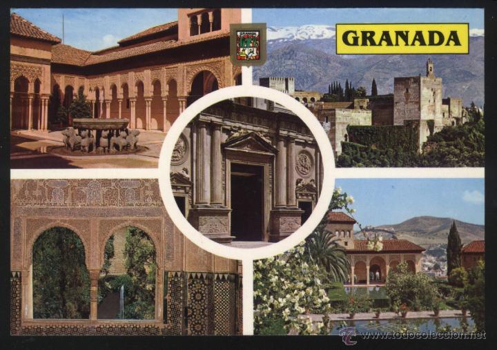 Postales: A-0419- GRANADA. DIVERSOS ASPECTOS. - Foto 1