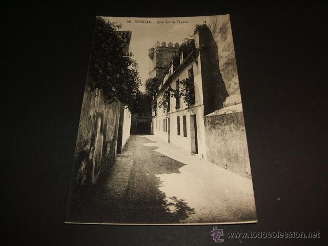 Postales: SEVILLA UNA CALLE TIPICA - Foto 1