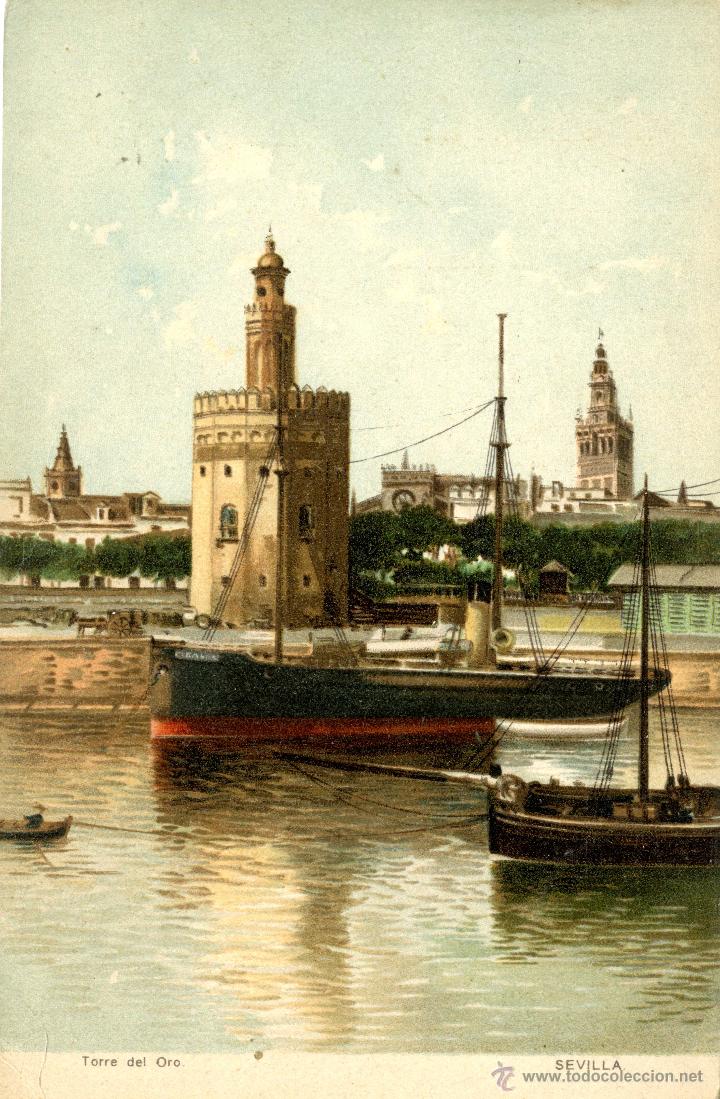 Postales: Sevilla. Torre del Oro - Foto 1