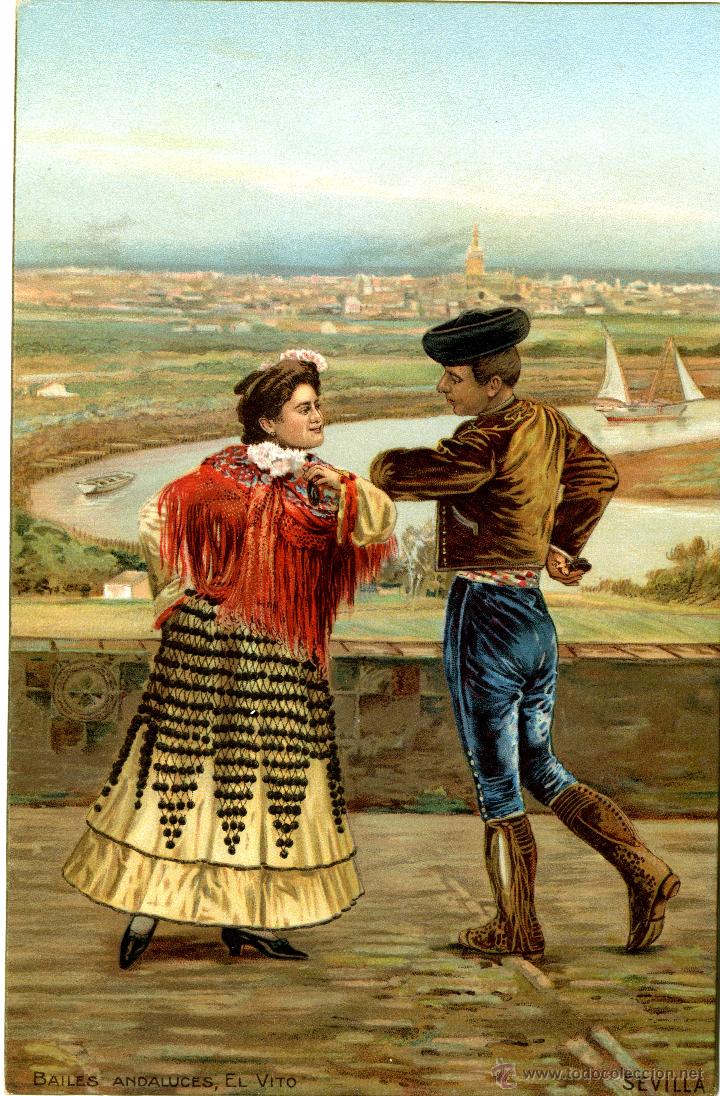 Postales: Sevilla. Bailes andaluces. El Vito - Foto 1