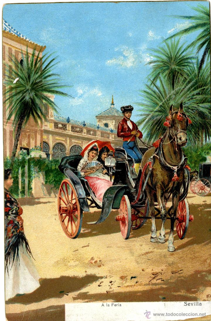 Postales: Sevilla. A la feria - Foto 1