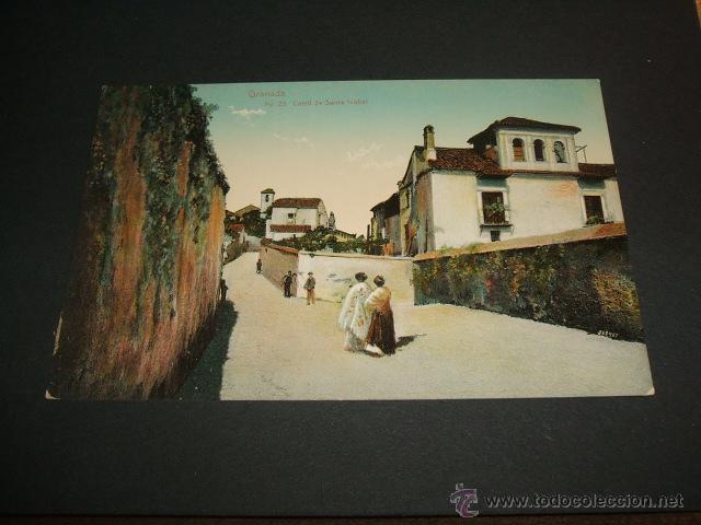 Postales: GRANADA CARRIL DE SANTA ISABEL - Foto 1