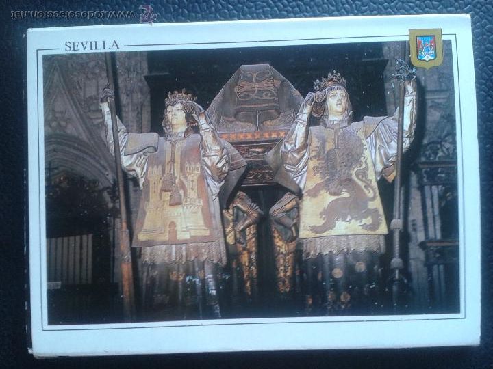 Postales: Lote de diez postales COLOR SEVILLA,ESCUDO DE ORO.