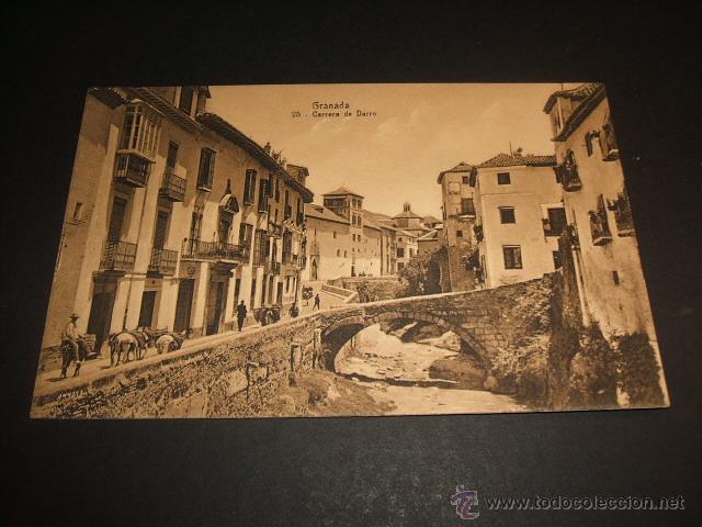 Postales: GRANADA CARRERA DE DARRO - Foto 1