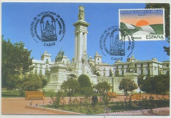 Postales: POSTAL DE CADIZ. MONUMENTO A LAS CORTES DE 1812   P-ANC-568,5