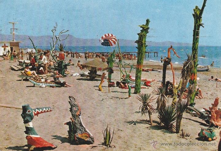 Postales: N&ordm; 13553 POSTAL PLAYA COSTA DEL SOL MALAGA