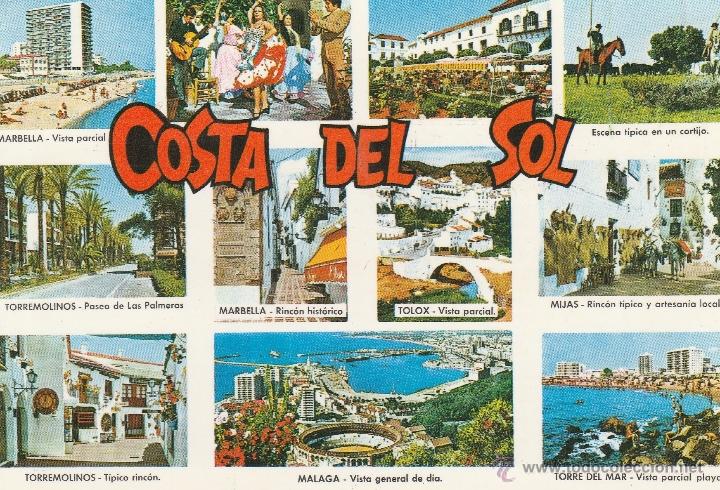 Postales: N&ordm; 13580 POSTAL COSTA DEL SOL MALAGA