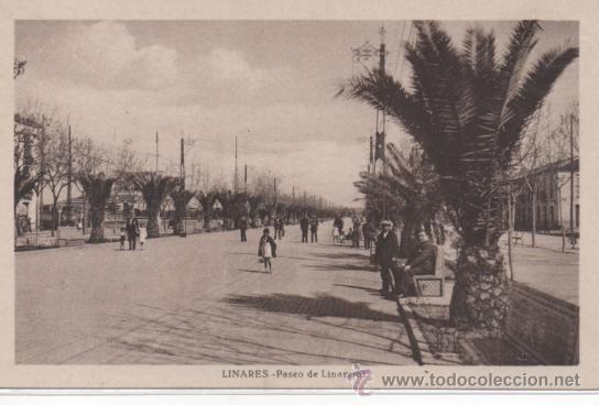 Postales: LINARES .- PASEO DE LINAREJOS .- EDITOR DESCONOCIDO