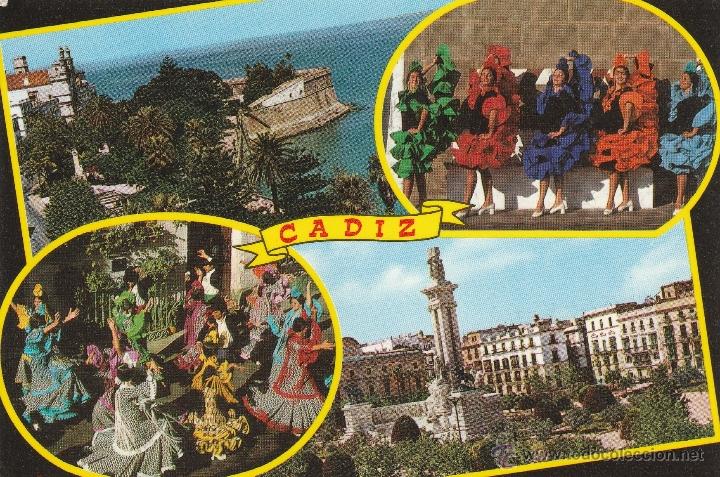 Postales: N&ordm; 14085 POSTAL CADIZ GRUPO DE DANZAS