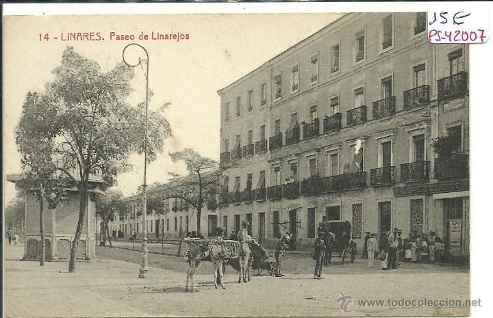 Postales: (PS-42007)POSTAL DE LINARES-PASEO DE LINAREJOS