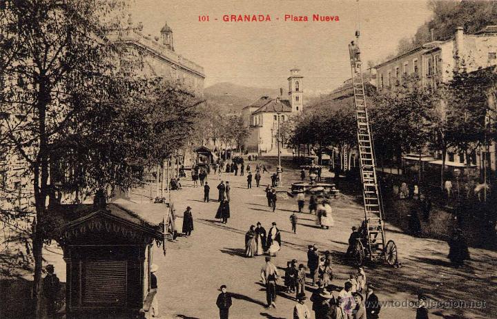 Postales: GRANADA.- PLAZA NUEVA