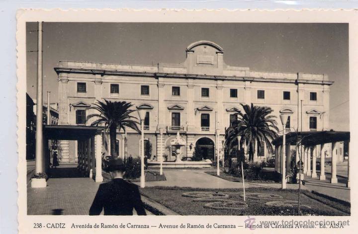 Postales: C&Aacute;DIZ.- AVENIDA RAM&Oacute;N DE CARRANZA