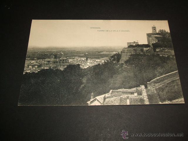 Postales: GRANADA TORRE DE LA VELA Y CIUDAD - Foto 1