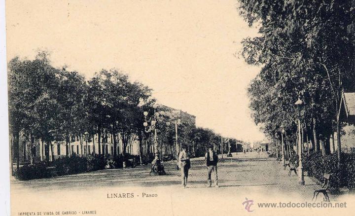 Postkarten: LINARES (JA&Eacute;N).- PASEO
