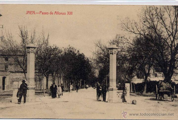 Postales: JA&Eacute;N.- PLAZA DE ALFONSO XIII