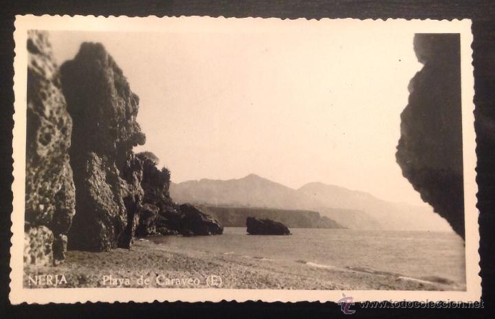 Postales: NERJA. PLAYA DE CARAVEO (E) - Foto 1