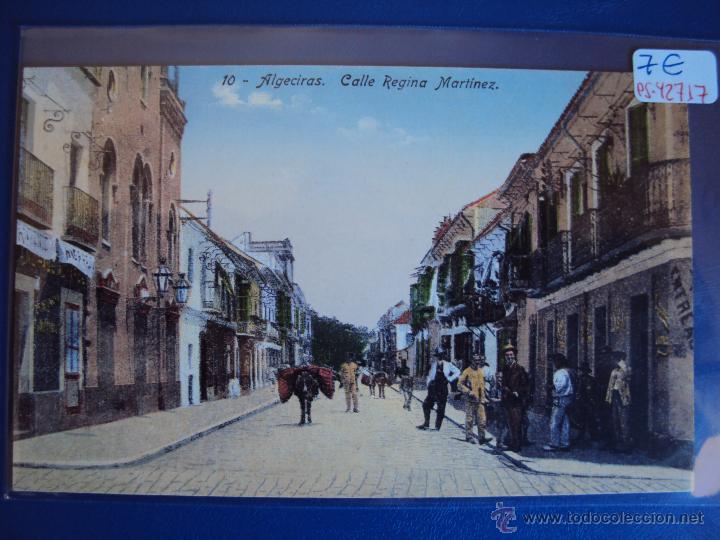 Postales: (PS-42717)POSTAL DE ALGECIRAS-CALLE REGINA MARTINEZ