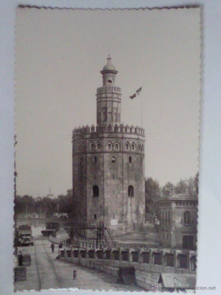 Postales: POSTAL SEVILLA - TORRE DEL ORO - Foto 1