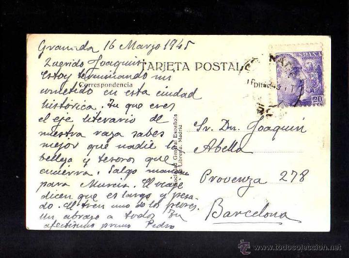 Postales: Antigua postal de Granada. - Foto 2