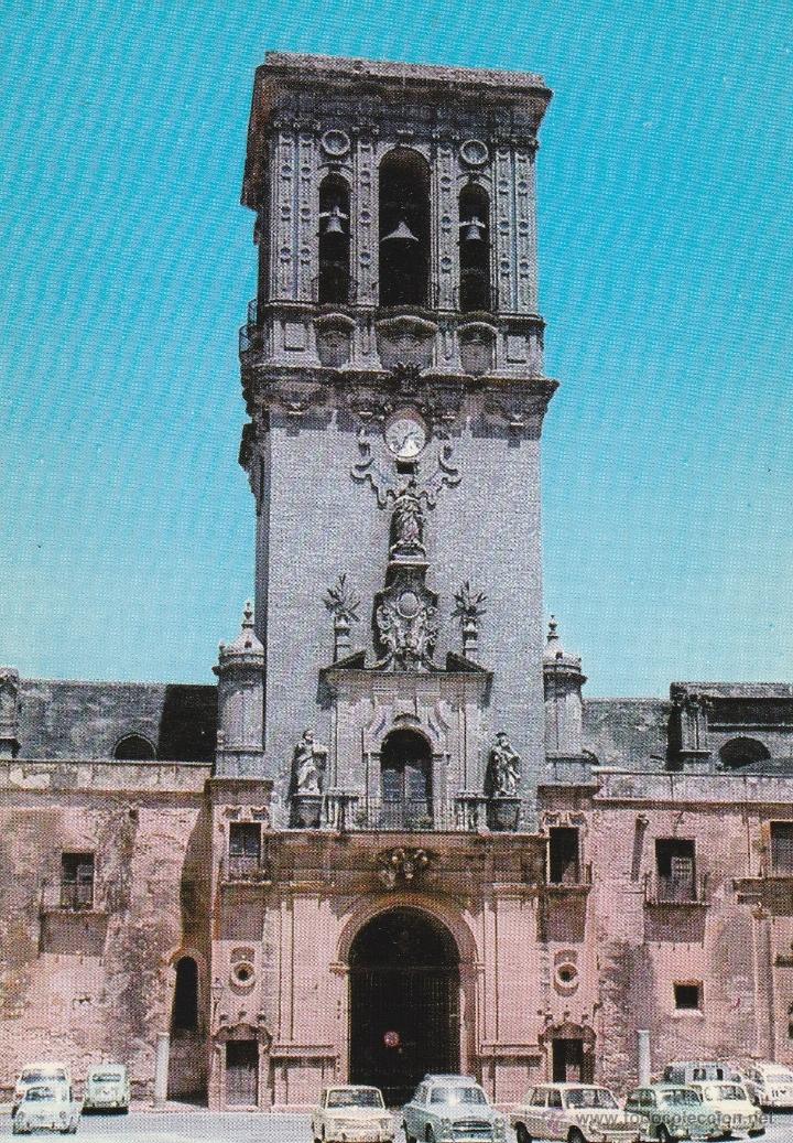 Postales: N&ordm; 19972 POSTAL ARCOS DE LA FRONTERA CADIZ TORRE DE LA IGLESIA DE SANTA MARIA