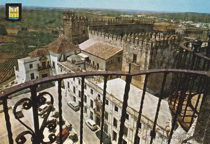 Cartes Postales: N&ordm; 19971 POSTAL ARCOS DE LA FRONTERA CADIZ PLAZA DE ESPA&Ntilde;A Y CASTILLO