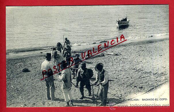 Postales: POSTAL MALAGA, SACANDO EL COPO, P97275