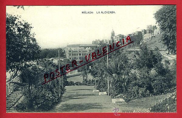 Postales: POSTAL MALAGA, LA ALCAZABA, P97279