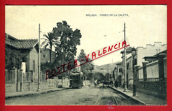 Postales: POSTAL MALAGA, PASEO DE LA CALETA, P97282