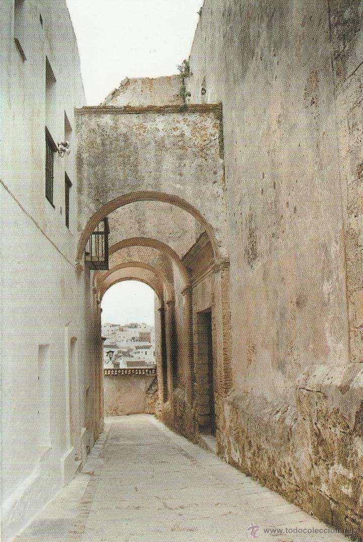 Postales: N&ordm; 19839 POSTAL CALLEJON DE LAS MONJAS  DE LA CALLE JUDERIA VEJER DE LA FRONTERA CADIZ