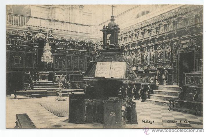 Postales: MALAGA .- CATEDRAL EL CORO .- EDICION KNACKSTEDT Y N&Auml;THER .- SERIE 515  N&ordm; 12