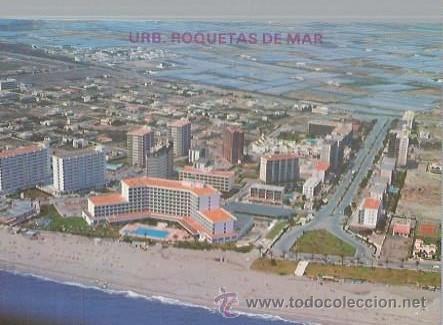 Postkarten: ALMER&Iacute;A, N. 2 URBANIZACI&Oacute;N ROQUETAS DE MAR, VISTA A&Eacute;REA, HNOS. GALIANA