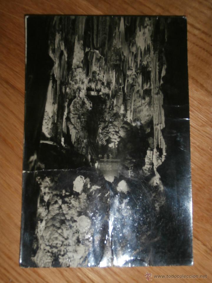 Postales: Postal \ Cueva de Nerja (M&aacute;laga) - Balconcillo Sala Cataclismo - Utilizada (1961)