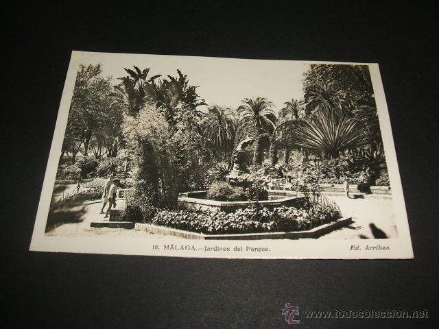 Postales: MALAGA JARDINES DEL PARQUE - Foto 1
