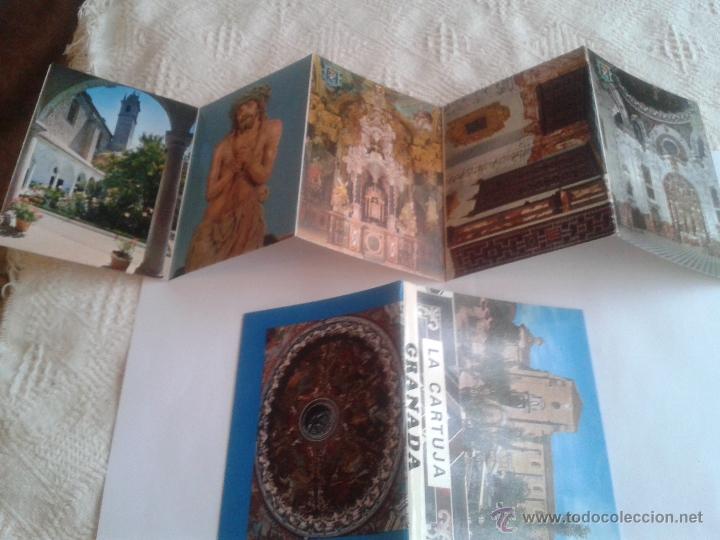 Postales: TIRA 5 POSTALES DE LA CARTUJA DE GRANADA, A&Ntilde;OS 70