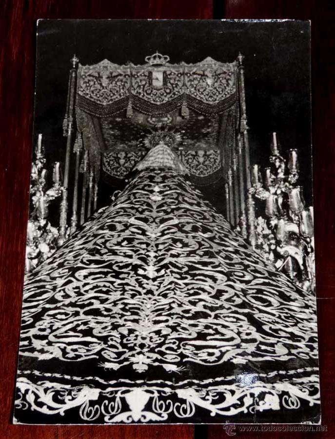 Postales: FOTO POSTAL DE LA SEMANA SANTA DE MALAGA, NO PONE EDITORIAL, NO CIRCULADA.