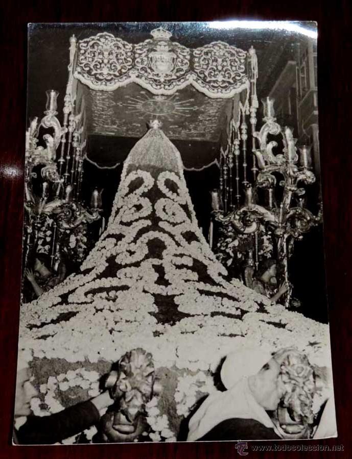 Postales: FOTO POSTAL DE LA SEMANA SANTA DE MALAGA, MARIA SANTISIMA DE LAS PENAS, NO CIRCULADA.