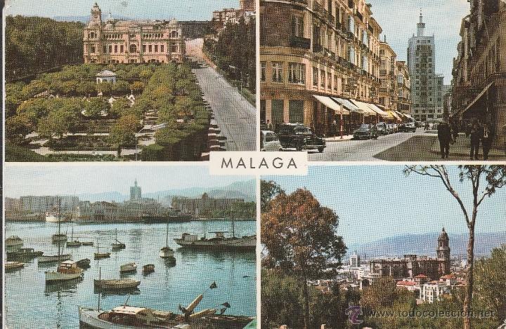 Postais: N&ordm; 23272 POSTAL MALAGA BELLEZAS DE LA CIUDAD