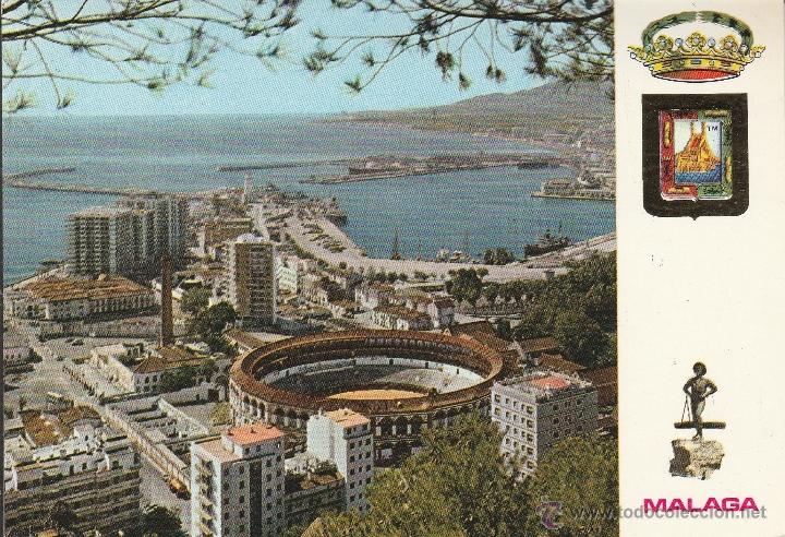 Postales: N&ordm; 23281 POSTAL MALAGA VISTA DESDE GIBRALFARO
