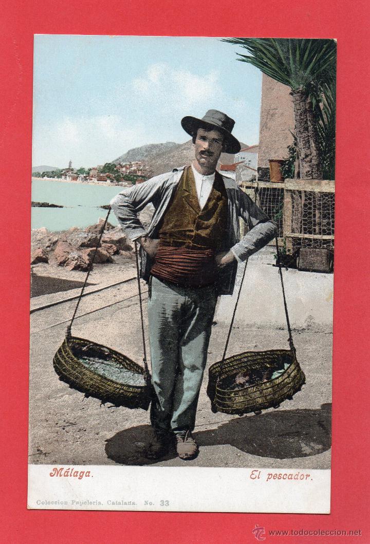Postales: malaga. el pescador. 4206 purguer