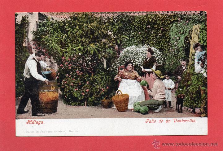 Postales: malaga. patio de un ventorrillo. 4205 purguer