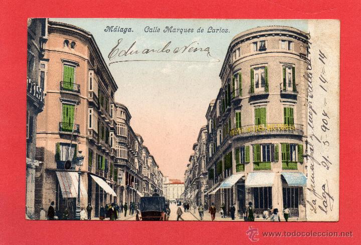 Postales: malaga.  marques de larios. 2387 purguer
