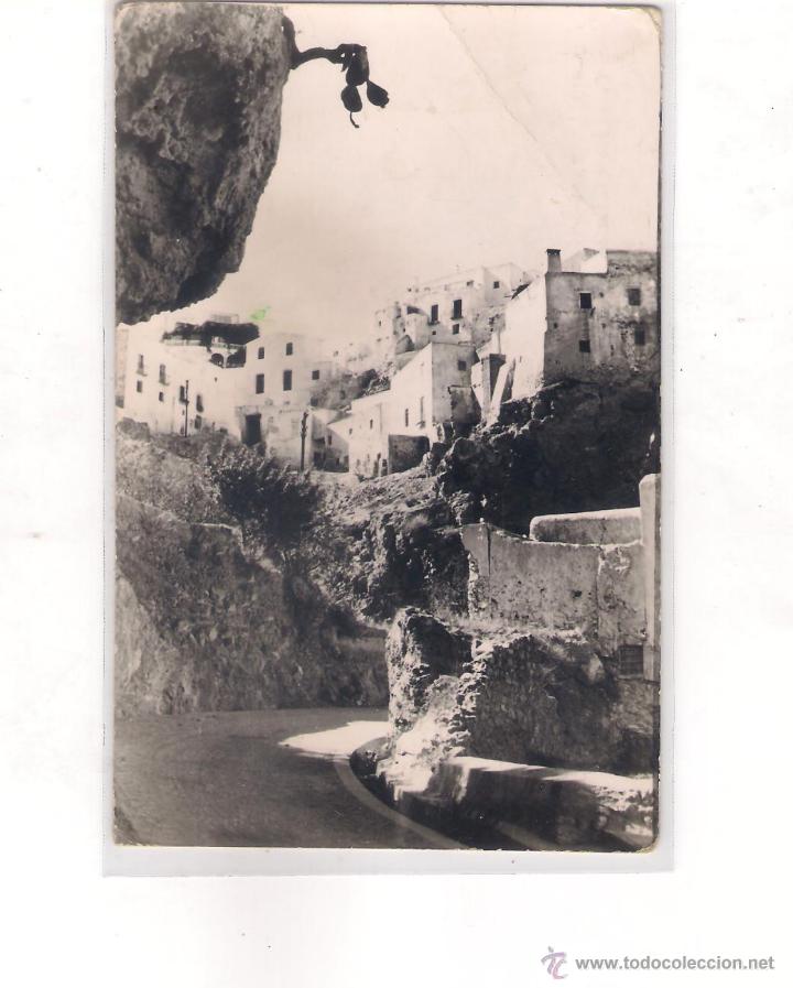 Postales: POSTAL DE MOJACAR  - ALMERIA - CURVA SOBRE LA FUENTE -