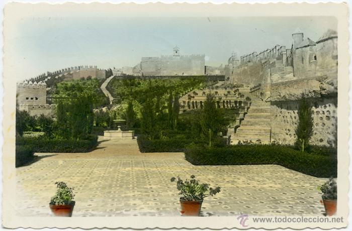 Postales: 43 Almer&iacute;a. Jardines de la Alcazaba. Ed. Arribas