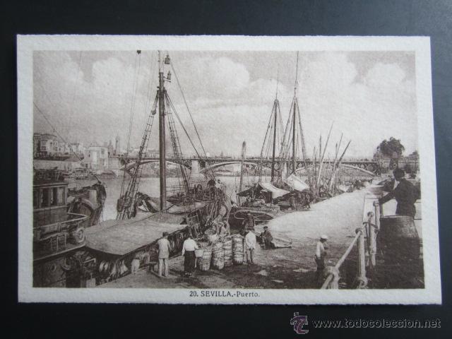 Postales: POSTAL SEVILLA. PUERTO - Foto 1